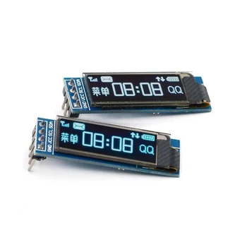 0.91 palčni OLED zaslon modul bela/modra OLED 128X32 LCD LED Zaslon SSD1306 12864 0.91 IIC i2C Komunikacijo za ardunio