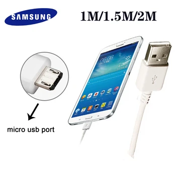 1/1.5/2M Micro Kabel Originalni Samsung Polnjenje Polnilnik za Sinhronizacijo Podatkov, Kabel Za Galaxy S6 S7 rob plus A10 M10 C9 C7 C5 J6 J7 J5 J3 J4