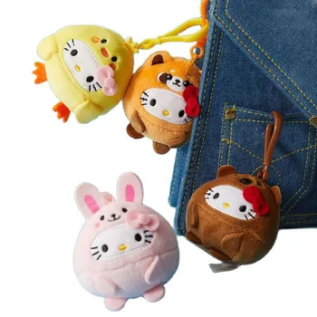 10 cm/Kos Kawaii Sanrio Plišastih Hellow Kittys Plushie Anime Risanke Lepe Lutke Plišastih Igrač Za Dekleta, Otroci Igrače, Darilo za Rojstni dan