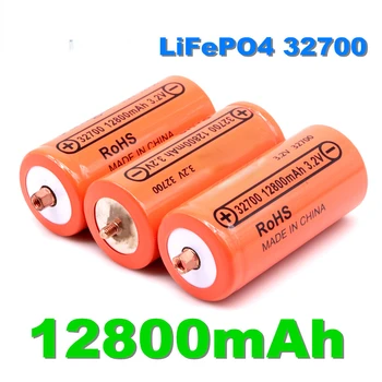 100% Orignal 3.2 V Lifepo4 32700 Baterija Za 12,8 Ah Baterije za ponovno Polnjenje Strokovno Litij-Železo Fosfat Baterije z Vijakom