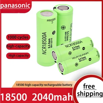 100% Prvotne 3,7 V 18500 2040mah Litij-ionska Baterija Za Panasonic NCR18500A 3,6 V Baterije za Igrače, Svetilke Svetilka ect