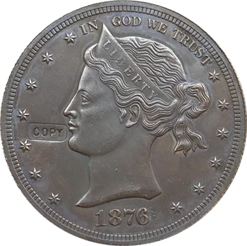 1876 zda $1 Dolar kovancev KOPIJO Tipa 1