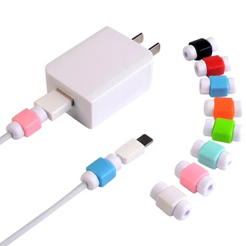 1Pc Plastično Mini Srčkan Kabel USB Navijalec Slušalke Žice Kabel Podatkov Line Kabel Polnilnika Protector Za Iphone Xiaomi Huawei Samung