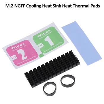 1Set Heatsink Odvajanje Toplote Radiatorja M. 2 NGFF Hlajenje hladilnega telesa Toplote Toplotne Blazinice za M. 2 NGFF 2280 PCI-E NVME SSD
