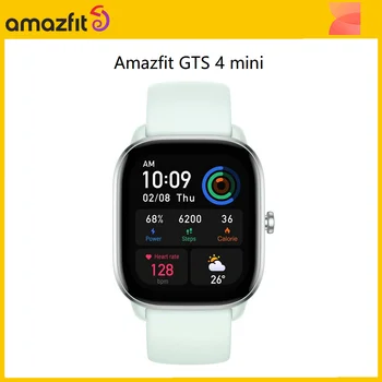 2022 Globalni Različici Amazfit GTS 4 Mini Smartwatch Z Alexa Vgrajene v 24H Srčni utrip 120 Športnem načinu Pametno Gledati relogio