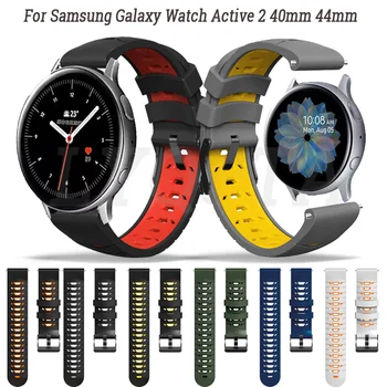 22 20 mm Pametno Gledati Trak Za Samsung Prestavi S2 S3 meje Silikonsko Zapestnico Galaxy watch 3 46 42mm/Aktivna 2 44 mm 40 mm Watchband