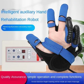 220V Rehabilitacijo Robot Rokavice Kap Hemiplegia Možganski Infarkt in Opremo za Usposabljanje Prst Vaditelj