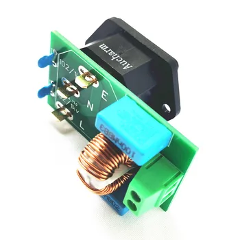 250V 4A EMI noise filter vtičnico pozlačeni vtičnica za diyaudio ojačevalnik