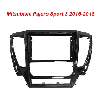 2Din Avto armaturne plošče Okvir Primerni Za Mitsubishi Pajero Sport 3 2016-2018 Avto DVD GPS Armaturna Plošča Komplet Vgradni Okvir Kabel Canbus