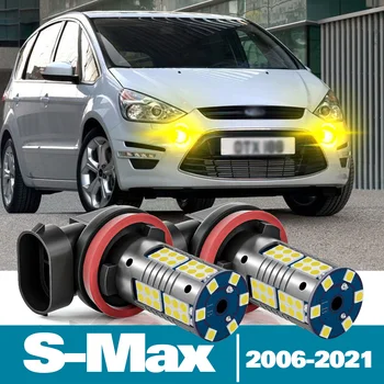 2pcs LED Luči za Meglo Za Ford S-Max S (Max Dodatki 2006-2021 2008 2009 2010 2011 2012 2013 2014 2015 2016 2017 2018 2019 2020
