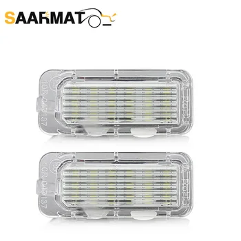 2pcs LED Številko registrske Tablice Lučka Lučka za Ford Focus za Fiesta za Mondeo MK4 za C-Max MK2 za S-Max za Kuga za Galaxy