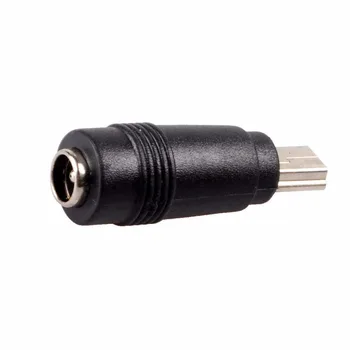 2PCS/VELIKO 5,5 mm x 2.1 mm DC Vtič ženski Mini USB Moški Adapter za Polnilnik Priključek za Mobilni Telefon, Multimedijski Zvočnik