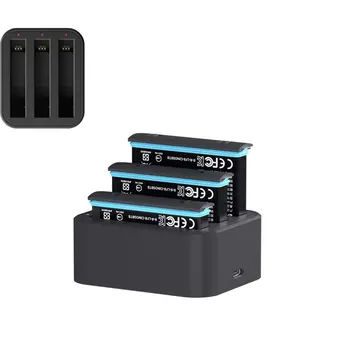 3 Reže Polnilec za Insta360 ENO X3 Baterije Hitro Polnjenje Za Insta360 X2 X3 Dodatki
