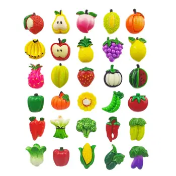30 kos/set sadja in zelenjave močno hladilnik magnet hladilnik magnetne nalepke odbor domači kuhinji dekoracijo urad, trgovina s spominki
