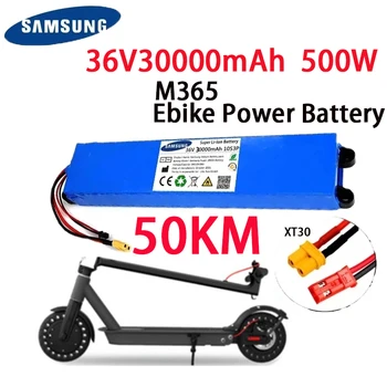 36V Baterije 30Ah 18650 litij-ionska baterija 10S3P 30000mah 500W Isto pristanišče 42V Električni Skuter M365 ebike Baterije z BMS