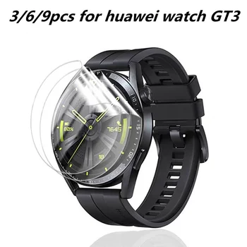 3pcs Film Za Huawei Watch GT3 46mm Zaslon Zaščitni ovitek Za Huawei Watch GT 3 Zaslon Hidravlični film Zaščitna Oprema