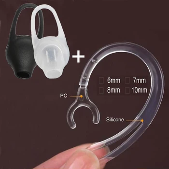 3pcs/set Silikona V-Uho Bluetooth Slušalke Primeru Nastavite držalo za uho Zajema Nasveti Čepkov Eartips Slušalka za Uho Blazine, Blazine za Slušalke