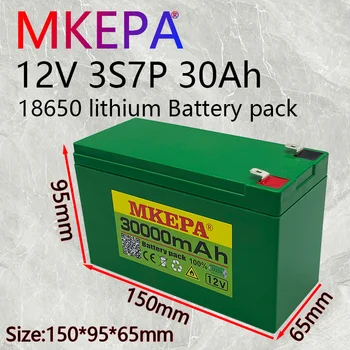 3S7P 12V 12,6 V 30ah Litij-ionske baterije,, litij-ionska baterija lupini + nosilec + protection board, 21 baterij skupaj