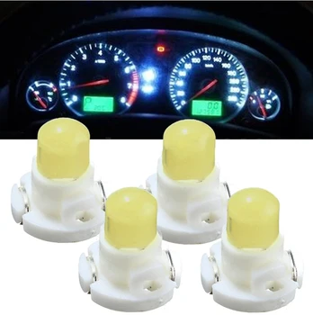 4Pcs Avto Auto Notranje zadeve T4 Klin Znanja LED Gruče Plošča Instrument Dash Žarnice Bele Svetlobe Merilnik Lučka Svetla Zamenjava Koristno