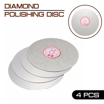 4pcs/set Diamantno Poliranje Disk 600 800 1200 3000 Peska, Brušenje, Lepanje 6