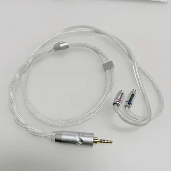 50 cm kratek litz silver plated kabel 610core MMCX 0.78 MM A2DC IE900 IM50