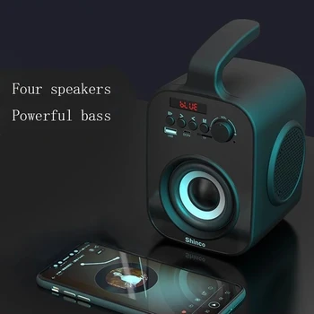 50 W High Power Prenosni Bluetooth Zvočnik Zunanji Brezžični Globokotonec Boombox Stereo Računalnik Soundbar Glasbeni Center Zvok Polje TF