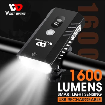 5200mAh Kolo Svetlobe USB Polnilne 1600 Lumnov Kolo Smerniki Super Svetla LED Svetilka Sprednje Luči in zadnje Luči Zadaj