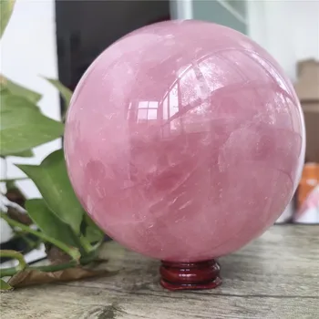 600-1800g 1pcs Naravnih Pink Rose Quartz Crystal Magic Zdravljenje Žogo Področje, Za Dekoracijo Doma