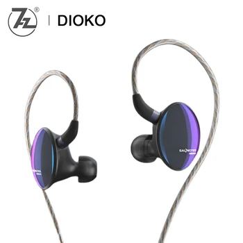 7HZ Dioko za 14,6 mm Dvodimenzionalni Prepone Voznik V Uho Slušalke HiFi Glasbeni Slušalke Snemljiv Kabel 7HZ slušalke