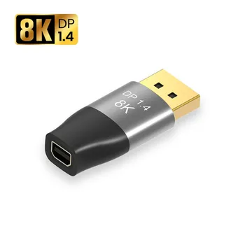 8K Displayport 1.4 Adapter pretvornik 8K@60Hz 4K@144Hz Bi-Directional DP v Mini DP Moški-ženski Kabel, Podaljšek za Macbook pro