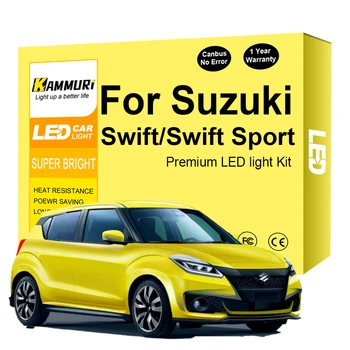8Pcs LED Notranja Luč Za Suzuki Swift Za Swift Sport 2004-2010 2020 2022 Canbus Vozila avtomobilih Žarnice Kit Super Svetla