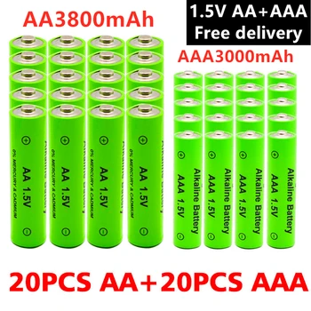 AA/AAA za ponovno Polnjenje NI-MH1.5V 3800MAh In 3000MAh Alkalne Baterije Za Elektronske Opreme Za Svetilko MP3, Rezervno Baterijo