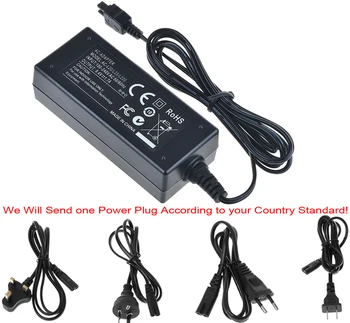 AC Power Adapter Polnilec za Sony DCR-DVD7, DVD7E, DCR-HC90, HC90E, DCR-HC1000, HC1000E, DCR-PC1000, PC1000E Videokamera Handycam