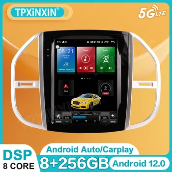 Android 12 256GB Za Mercedes Benz W477 Vito 3 2012-2020 Avto Radio Multimedijski Predvajalnik, GPS Navigacija Vodja Enote 2Din DVD Carplay