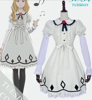 Anime CAROLE & TOREK Cosplay Obleko Cos Halloween Party Študentski Kampus Lolita Oblačenja Noša