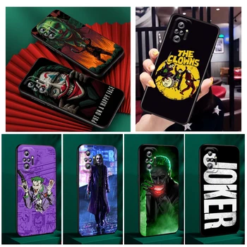 Anime Luksuzni Joker Logotip Primeru Telefon Za Xiaomi Redmi Opomba 11E 11S 11 11T 10 10 9 9T 9S 8 8T Pro Plus 5G Black Funda Pokrov