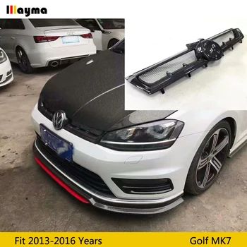 Aspec slog sprednji odbijač iz ogljikovih vlaken maska Za VW golf 7 Rline GTI 2013 - 2016 MK7 R PRIM styling rešetka (ne prilegajo Golf 7.5)