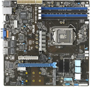 ASUS P10S-M DC LGA 1151 Motherboard DDR4 Motherboard 64 GB Strežnik PCI-E 3.0 USB 3.0 Micro-ATX Za Core i3-6320 Celeron G3930 c