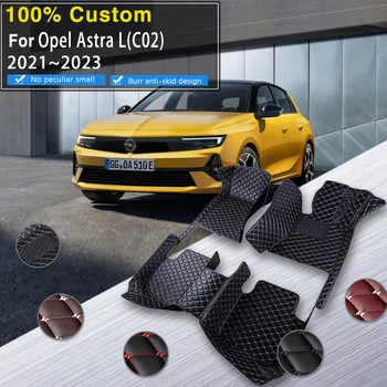 Avto predpražnike Za Opel Astra L Vauxhall Astra, Astra PHEV C02 2021 2022 2023 Hatchback Anti-umazan Avto Preproge, Talne Avto Dodatki