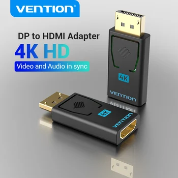 Banja Display Port na HDMI 4K Moški na DP za HDMI Ženski Audio Converter za osebni RAČUNALNIK Projektor TV DisplayPort na HDMI Adapter