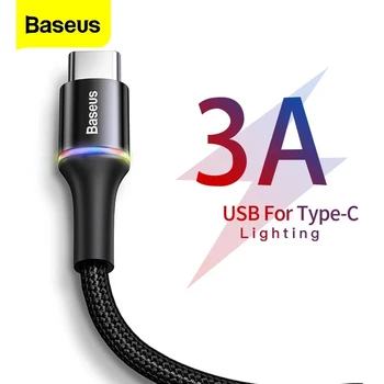 Baseus USB C Tip Kabla C Kabel Za Samsung S9 S10 OnePlus 6 6t Hitro Polnjenje USB Tip C Kabel Polnilnika Kabel Za Xiaomi Redmi 10