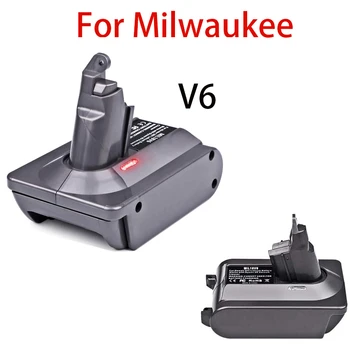 Baterija Adapter za Milwaukee M&18 18V Li-ion Baterija, Pretvarjanje, da za Dyson V6 serije Čistilo MIL18V6 Baterija Adapter