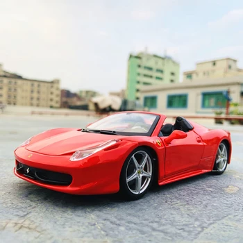 Bburago 1:24 Ferrari 458 Zamenjati proizvajalec, pooblaščeni simulacije zlitine modela avtomobila obrti dekoracijo zbiranje igrač darilo