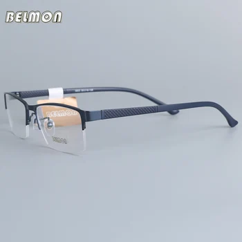 Belmon Spektakel Okvir Očala Moških Nerd Računalnik Optični Recept Eye Glasses Okvir Za Moški Pregledna, Jasno Objektiv 6603