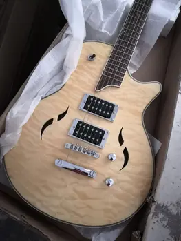 brezplačna dostava Nova Visoko kakovostna Kitajska tovarna OEM po meri električna kitara T5 slog naravnega lesa električna kitara