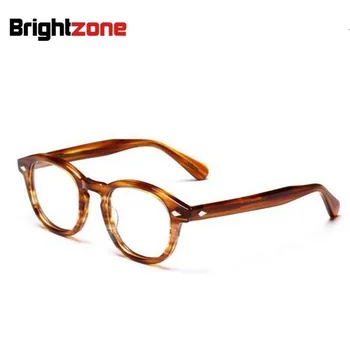 Brightzone Visoke Kakovosti Vintage Polno Unisex Acetat Optični Okvir Očala Očala Okvirji Recept Eye Glasses Oculos