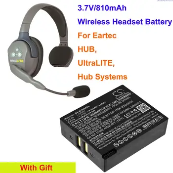 Cameron Kitajsko 810mAh Brezžične Slušalke Baterija LX600LI za Eartec HUB, UltraLITE, Zvezdišče Sistemi