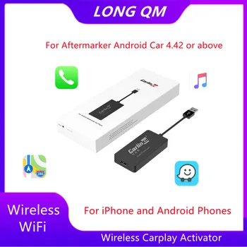 Carlinkit Brezžični CarPlay Android Auto USB Dongle Za Spremenjen Android Gostiteljice Avto Večpredstavnostna Bluetooth Polnilnik Ogledalo-link