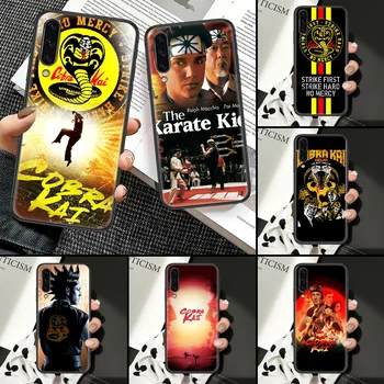 Cobra Kai Kača Primeru Telefon Za Samsung Galaxy A10 A12 A20E A21S A30 A32 A40 A50 A51 A52 A70 A71 A72 A5 A6 A7 2018 black art