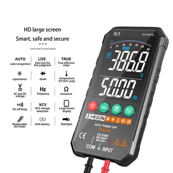 Digitalni Multimeter Smart Tester RMS DC NKV Tranzistor Kondenzator Temperatura Digitalni Voltmeter Multimetro Električni Instrumenti